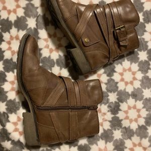 Anthropologie Latigo “Sidney” moto bootie